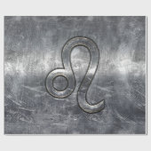 Papier Cadeau Leo Zodiac Connexion Grunge Décor Distressed (Plat)
