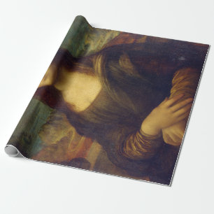 Papier Cadeau Leonardo da Vinci iconique Mona Lisa