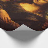 Papier Cadeau Leonardo Da Vinci Mona Lisa Peinture d'Art (Coin)