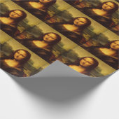 Papier Cadeau Leonardo Da Vinci Mona Lisa Peinture d'Art (Coin)