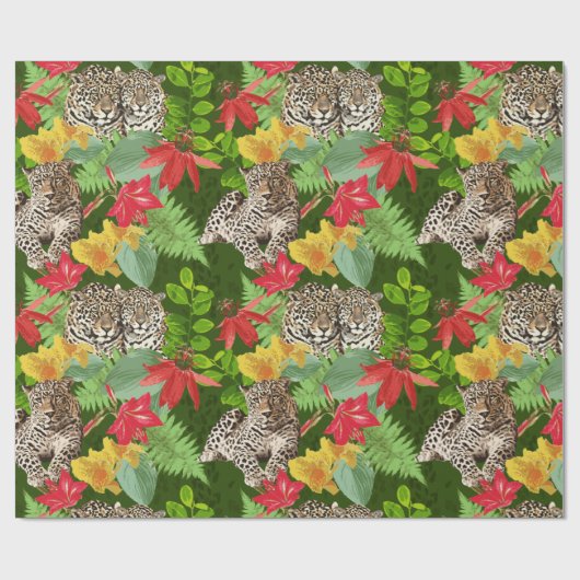 Papier Cadeau Leopard (Plat)