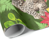 Papier Cadeau Leopard (Coin rond)