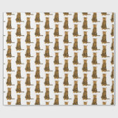 Papier Cadeau Leopard (Plat)