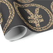 Papier Cadeau Leopard ¥ (Coin rond)
