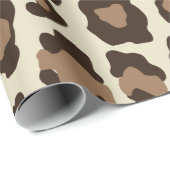 Papier Cadeau Leopard classique (Coin rond)