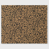 Papier Cadeau Leopard classique (Plat)