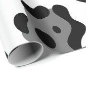 Papier Cadeau léopard des neiges (Coin rond)