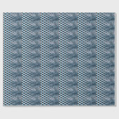 Papier Cadeau Léopard Géométrique, Design de peau animale. (Plat)