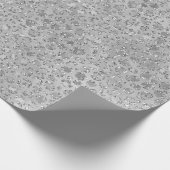 Papier Cadeau Leopard Grey Meow Kitty Chat (Coin)