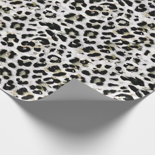 Papier Cadeau Leopard - imprimé tacheté animal (Coin)