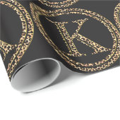 Papier Cadeau Leopard K (Coin rond)
