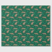Papier Cadeau Léopard nébuleux (Plat)