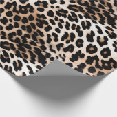 Papier Cadeau Léopard noir crème (Coin)