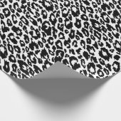 Papier Cadeau Leopard noir et blanc (Coin)