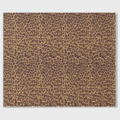 Papier Cadeau Leopard, poster de animal de guépard. (Plat)