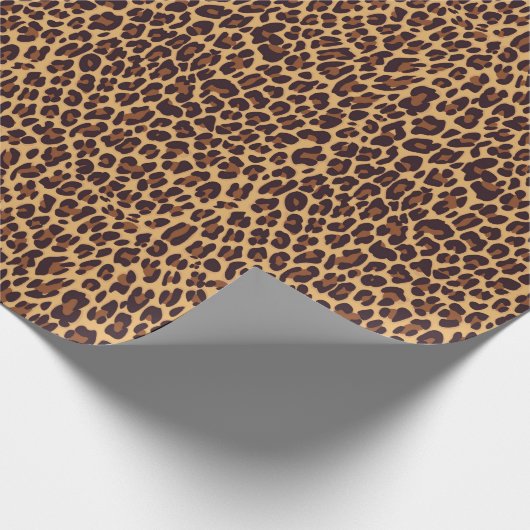 Papier Cadeau Leopard, poster de animal de guépard. (Coin)