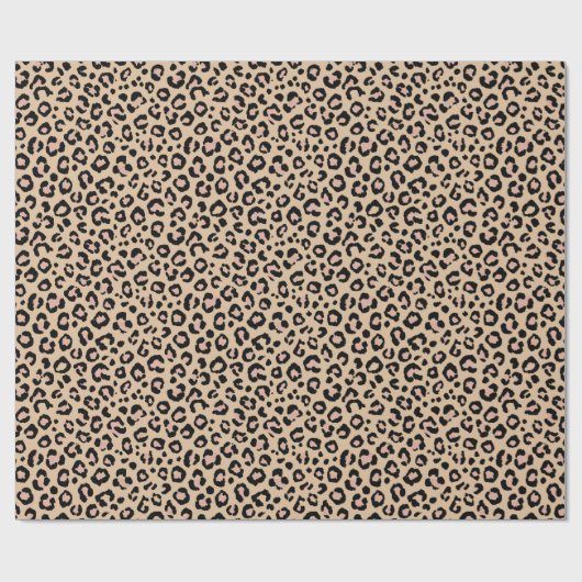 Papier Cadeau Leopard Print (Plat)