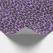 Papier Cadeau Leopard Print, Léopard Spots, Purple Leopard (Coin)