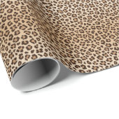 Papier Cadeau Leopard Skin Seamless Patter (Coin rond)