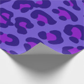 Papier Cadeau "Leopard violet électrique" (Coin)