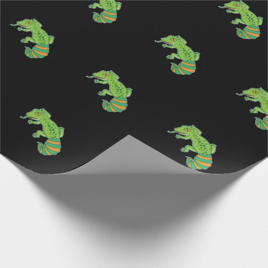 Papier Cadeau Léopardgecko vert (Coin)