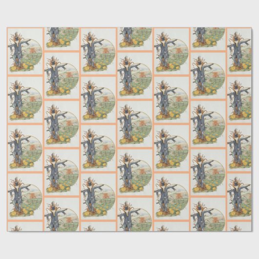 Papier Cadeau "L'Épouvantail" (Plat)