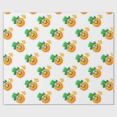 Papier Cadeau leprechaun emoji (Plat)