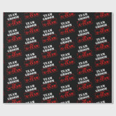 Papier Cadeau L'équipe de marié G-Team (Plat)