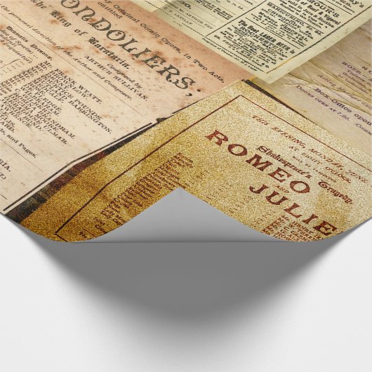 Papier Cadeau Les affiches (Coin)