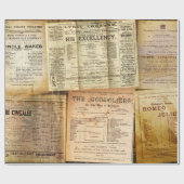 Papier Cadeau Les affiches (Plat)