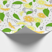 Papier Cadeau Les agrumes frais. (Coin)