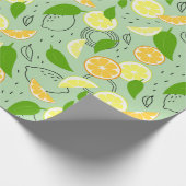 Papier Cadeau Les agrumes frais. (Coin)