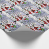 Papier Cadeau Les aides de Père Noël (Coin)