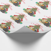 Papier Cadeau Les aides du Père Noël (Coin)
