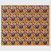 Papier Cadeau "Les Ailes de l'Amour" (Plat)