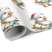 Papier Cadeau Les amis de la Forêt Festive (Coin rond)