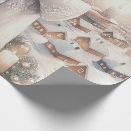 Papier Cadeau Les anges s'occupent de vous (Coin)