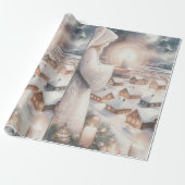 Papier Cadeau Les anges s'occupent de vous (Déroulé)