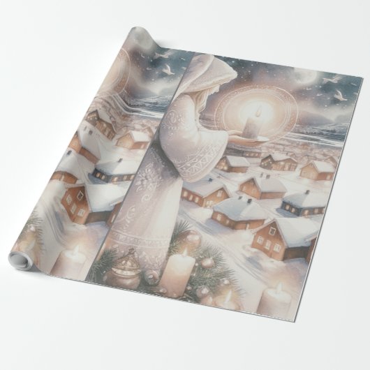 Papier Cadeau Les anges s'occupent de vous (Déroulé)