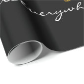 Papier Cadeau Les anges sont partout cette saison (Coin rond)