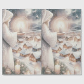Papier Cadeau Les anges veillent sur vous (Plat)