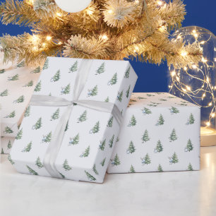 Papier Cadeau Les animaux des bois Noël