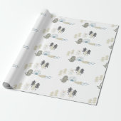 Papier Cadeau Les animaux d'hiver de l'Arctique (Déroulé)