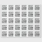 Papier Cadeau Les audiologistes sont des oreilles remplaçables (Plat)