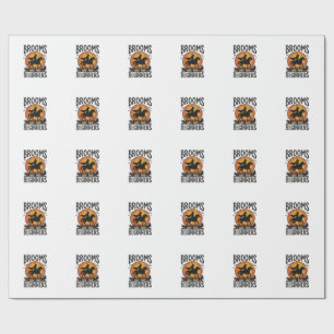 Papier Cadeau Les balais sont pour les sorcières débutantes Hall
