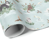 PAPIER CADEAU LES BARBETS (Coin rond)