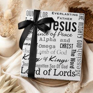 Papier Cadeau Les Beaux Noms de Jésus