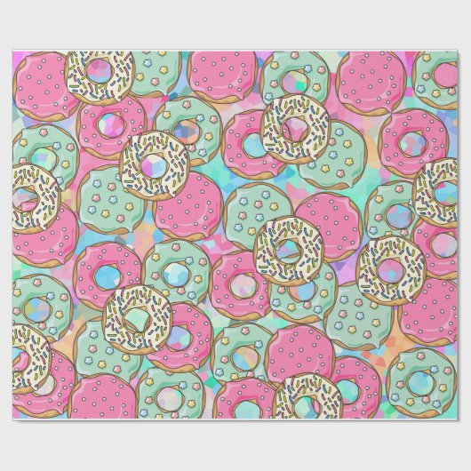 Papier Cadeau Les beignets (Plat)