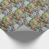 Papier Cadeau Les belles promesses du centre Tekka de Singapour (Coin)