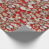 Papier Cadeau Les biscuits en pain d'épice (Coin)